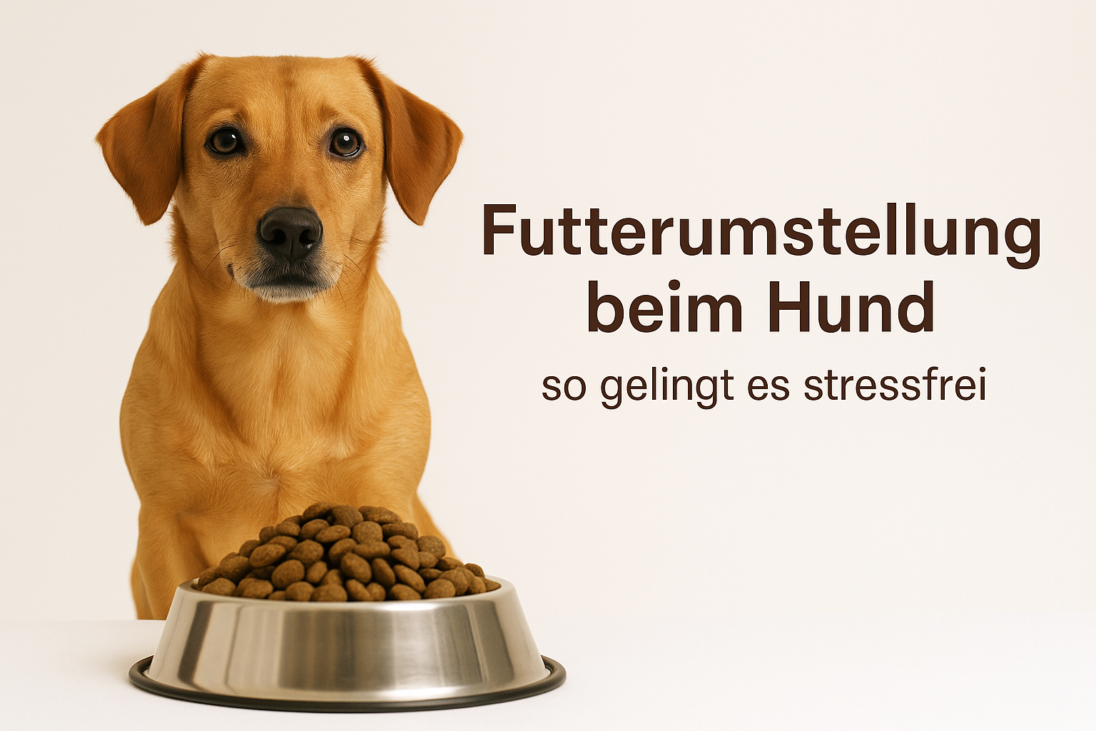 Futterumstellung beim Hund  so gelingt es stressfrei  Gourmet Tle
