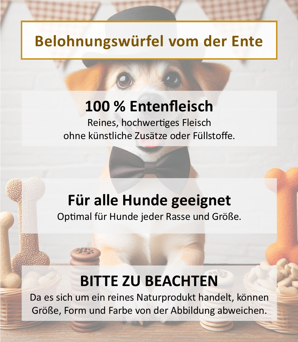 Belohnungswürfel von der Ente 120g
