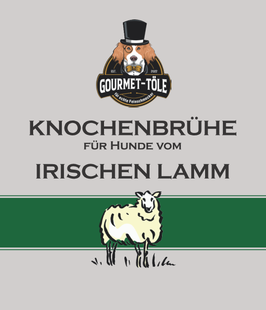 Gourmet-Töle - Knochenbrühe vom Irischen Lamm 100ml