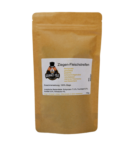 Ziegen-Fleischstreifen