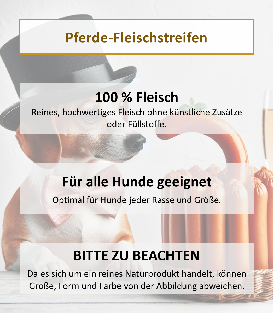 Pferde-Fleischstreifen