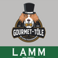 Lamm mit Apfel