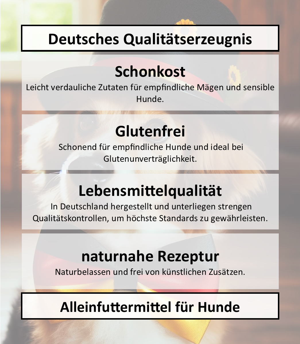 Huhn Sensitiv mit Gemüse und Obst