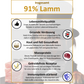Lamm mit Apfel
