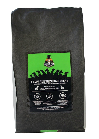 Lamm aus Wiesenaufzucht mit Minze, Granatapfel, Maulbeere, Brokkoli & Fenchel