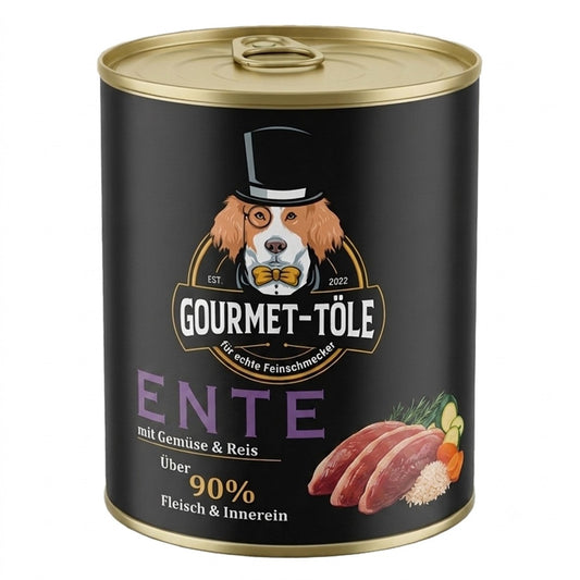 Ente mit Gemüse und Reis (Hypoallergen)