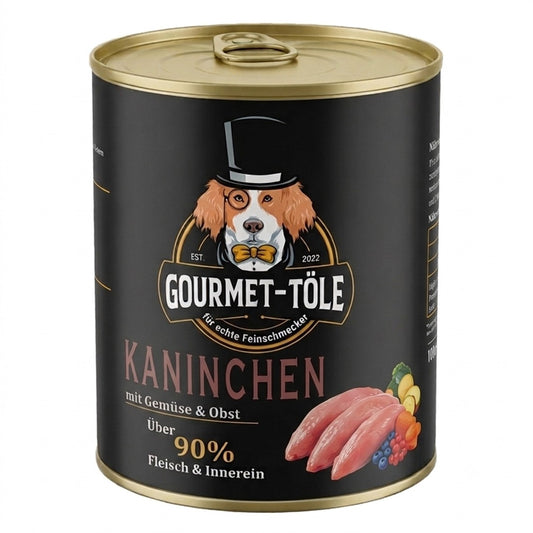 Kaninchen mit Gemüse & Beeren (Hypoallergen)
