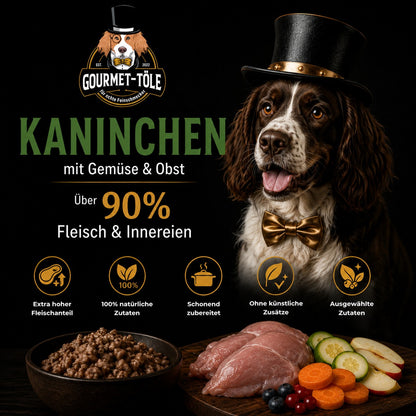 Produktinformation zu Gourmet-Töle Kaninchen mit Gemüse & Beeren