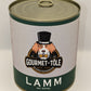 Lamm mit Apfel