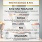 Wild mit Gemüse & Reis