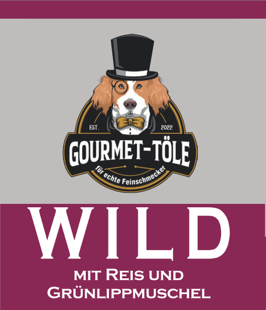 Gourmet-Töle - Wild mit Reis und Grünlippmuschel Wurst 400g
