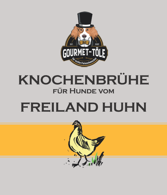 Gourmet-Töle - Knochenbrühe vom Freiland-Huhn 100ml
